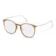 Rodenstock PANTOS Azetat Brillen in Light Brown, Gold für Damen, Brille mit Sehstärke, optional mit Sonnenbrillen tönung oder Blaulichtfilter (Modell R7135)