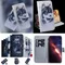 Lackierte Flip Leder Magnet hülle für Tecno Pop 8 Pop 7 Pro Pop 5 lte Pop 4 5 6 Go Phantom X Telefon abdeckung