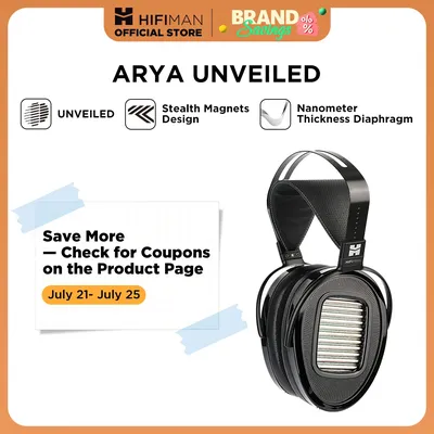 HIFIMAN Arya Unveiled Full-Size Over-Ear-Planar-Magnetkopfhörer mit Stealth-Magneten Image