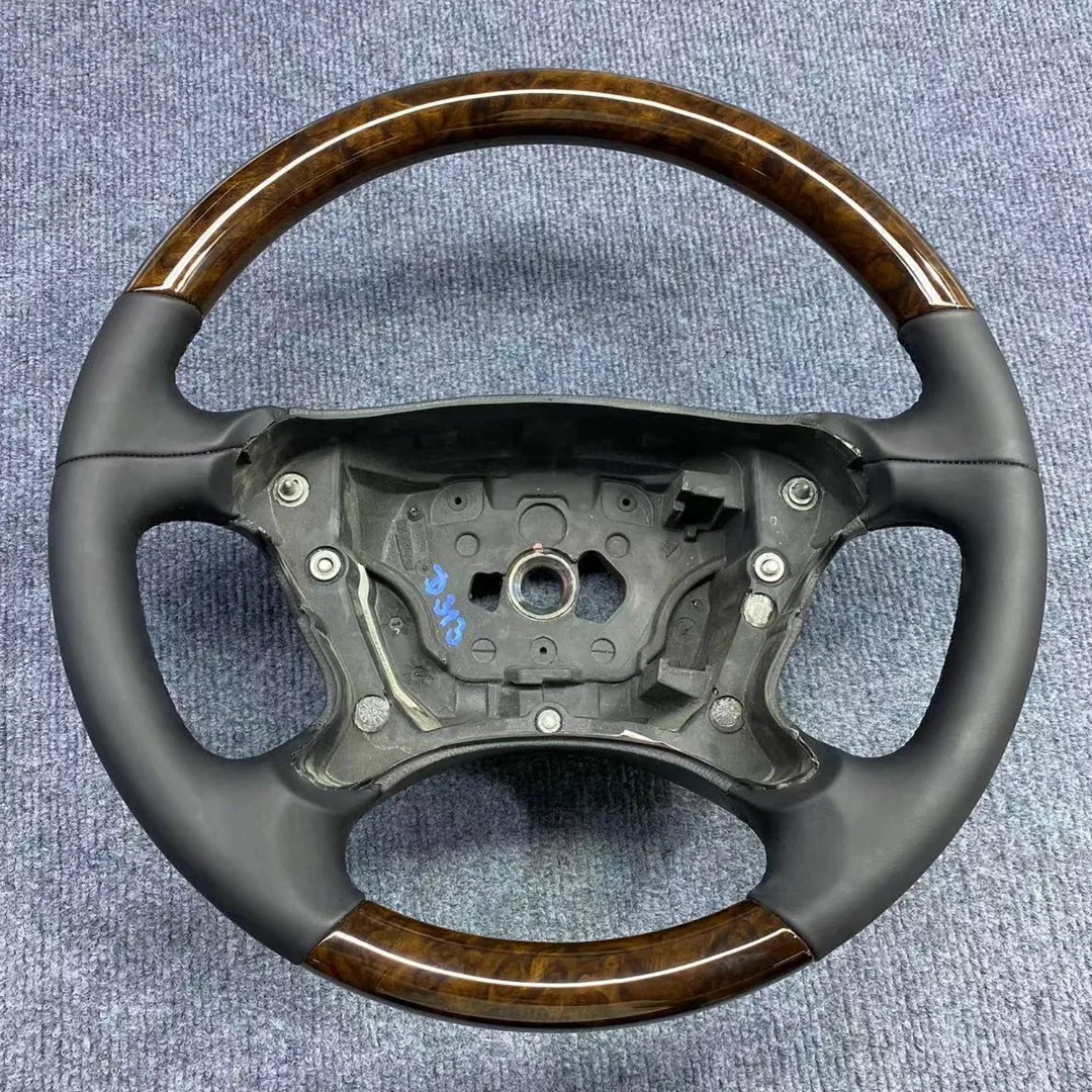 Kundenspezifisches Racing-Lenkrad aus Pfirsichholz für Mercedes G CLK E CLS SL-Klasse W209 W211 W219 W463 R230 2009 2010 2011 2012 2013 Image
