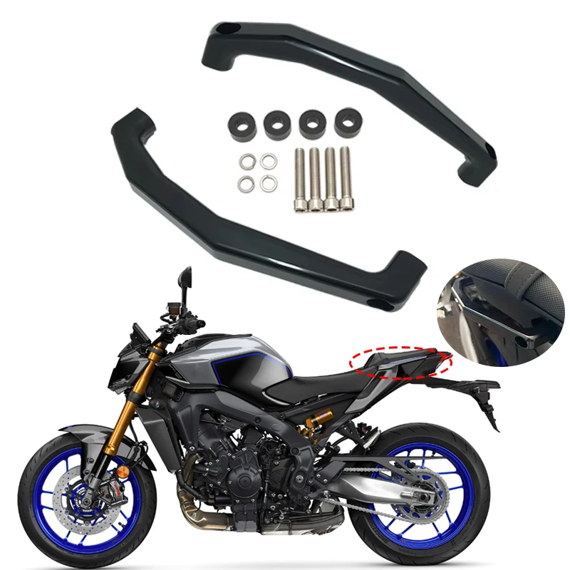 MT09 Haltegriffe hinten, Haltegriff für Rücksitz Sozius, für Yamaha MT-09 MT09 SP mt09 mt-09 2021 2022 2023 Motorrad Image