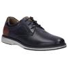 Schnürschuh JOSEF SEIBEL "Stuart 02", Herren, Gr. 40, blau (ocean, multi), Leder, kontrastfarbene Details, casual, Schuhe, Komfortschuh, Businessschuh, Sneaker in Komfortweite G (weit)