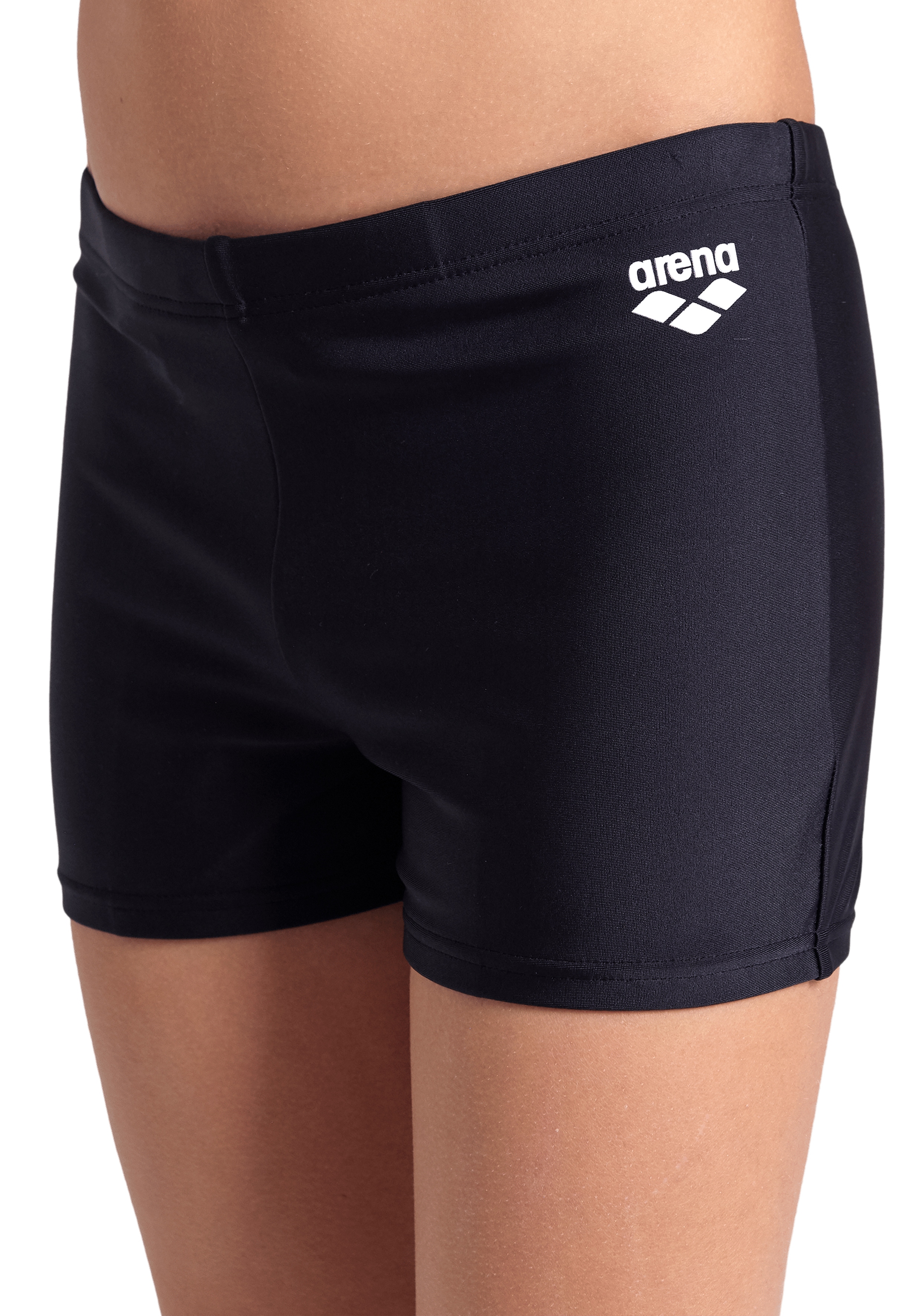 Badehose ARENA "B DYNAMO JR SHORT R für Jungs", Jungen, Gr. 128 (122), N-Gr, schwarz, Obermaterial: 80% Polyamid, 20% Elasthan, Badehosen, für Kinder Image