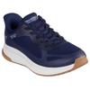 Slip-On Sneaker SKECHERS "BOBS SQUAD 4", Damen, Gr. 40, blau (navy), Mesh, Synthetik, sportlich, Schuhe, Slipper, Freizeitschuh, Halbschuh mit Memory Foam