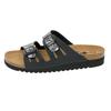 Pantolette LICO "Pantolette Bioline Lady Classic", Gr. 37, schwarz, Synthetik, Schuhe Damenschuh Pantolette Sommerschuh Schlappen Hausschuh