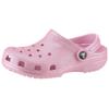 Clog CROCS "Classic K", Kinder, Gr. 32, rosa (rosa glitzer), Croslite, schimmernd, Glitzer, modisch, Schuhe, Sommerschuh, Hausschuh, Badeschuh mit schwenkbarem Fersenriemchen