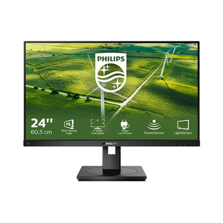 Philips B-Line 242B1G 24 Class Full HD LED Monitor - 16:9 - Textured Black