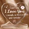 I Love You Gifts for Her Him, Heart-shaped Acrylic Plaque, Anniversary, Valentines Day Gifts for