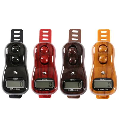 Portable Digital Wood Grain Bead Counter LCD Digital Electronic Counting Device Manual Counter Toy