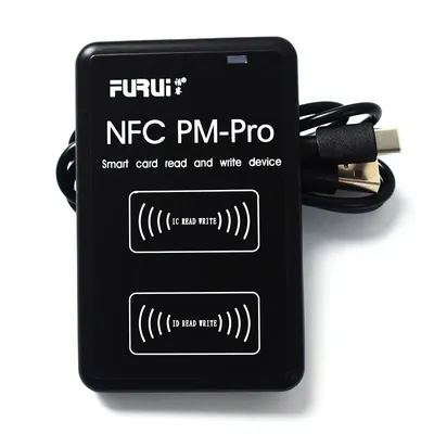 New PM-Pro English RFID Copier Duplicator 125KHz Key Fob NFC Reader Writer 13.56MHz Encrypted