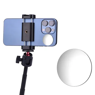 Compact Adhesive Mirror Smartphone Selfie Vlog Photography Universal Props For IPhone Xiaomi Photo