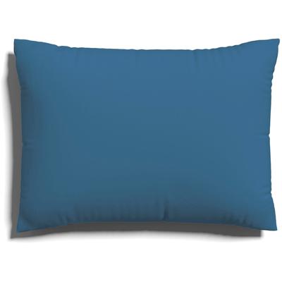 Kissenbezug SCHLAFGUT "EASY Jersey", blau (blau mid), B:40cm L:60cm, Jersey, Obermaterial: 100% Baumwolle, Kissenbezüge, Kissenhülle mit Reißverschluss, weich und saugfähig, Kissenbezug Image