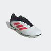 Fußballschuh ADIDAS PERFORMANCE "COPA PURE 3 LEAGUE FG/MG", Gr. 43, weiß (cloud weiß, lucid rot, core schwarz), Synthetik, sportlich, Schuhe, für Rasenplätze