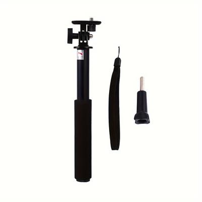 TEMU 29 Inch Aluminum Monopod Extend Pole Selfie Stick For Hero 12 11 10 6 5 Xiaomi Camera Accessory Image