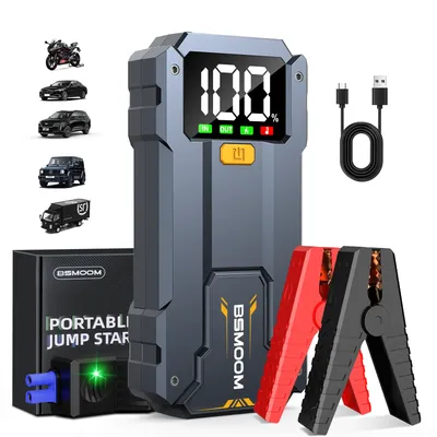 3-in-1 Car Jump Starter, 7000A Peak Lithium Starter Battery Pack, Safe 12V Portable Battery Starter