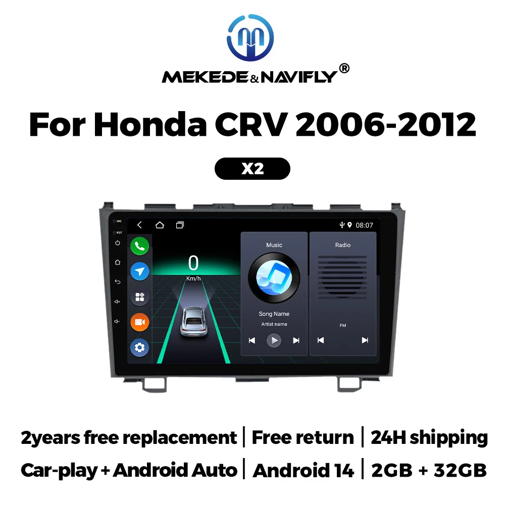 IPS Bildschirm Auto Radio Für Honda CR-V 3 RE CRV 2007-2011 Multimedia Video Player GPS Carplay Auto Stereo keine 2 Din DVD Kopf Einheit