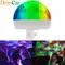 1X Car USB DJ RGB Mini Colorful Music Sound LED Holiday Party Karaoke auto Atmosphere decoratio Lamp Welcome 5V Ball Laser Light
