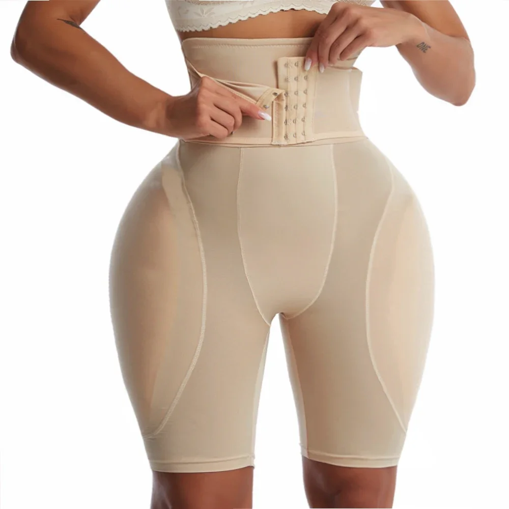 Hohe Taille Trainer Body Shaper Gepolsterte Höschen Gesäß Booty Hüfte Enhancer Butt Shaper Nahtlose Lift Up Butt Lifter Steuer Höschen Image
