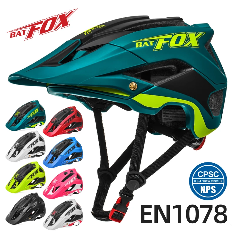 BATFOX casco da bicicletta MTB Casco da bici casco da uomo bicicleta Mountain bike casco ciclismo hombre integrale mtb caschi da ciclismo
