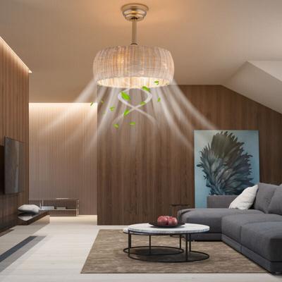 Gojoy - 18,5' Deckenventilator mit Beleuchtung Fan Licht Deckenlampe mit Fernbedienung 18W, Stille Image