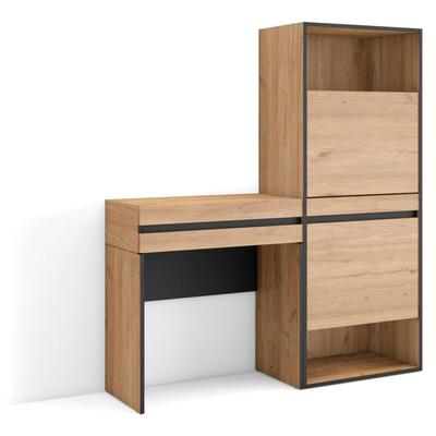Skraut Home - Konsolentisch, Flurtisch, Beistelltisch für Eingang, 130x145x35 cm, mit Schublade, Image