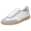 Sneaker RIEKER SPORT "San Diego Swing2GO", Damen, Gr. 40, blau (weiß, hellblau), Leder, Veloursleder, sportlich, Schuhe, Retro-Sneaker, Freizeitschuh, Halbschuh mit herausnehmbarem Fußbett