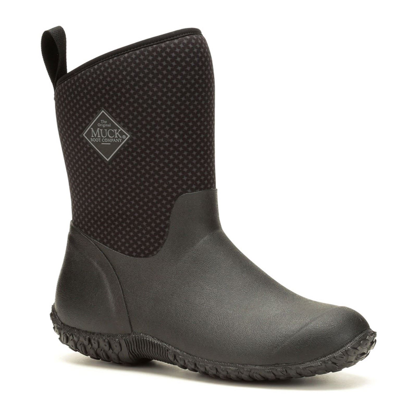 Muck Boots RHS Muckster II Short Rubber+Neoprene Charcoal Print Wellies Schuhe