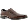 Hush Puppies brody slip on Leder Herren Smart Schuhe braun