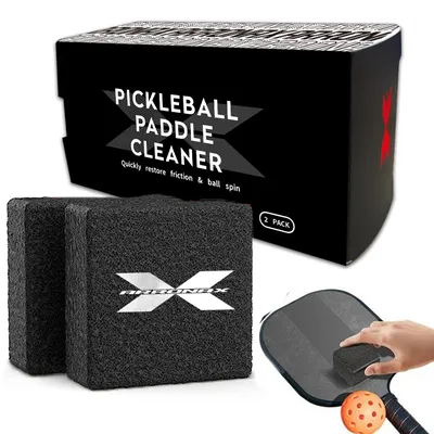 Pickleball Paddle Cleaning Sponge, Rubber Cleaner, Tennis Racket Care Accessories, Easy to Use, 2Pcs