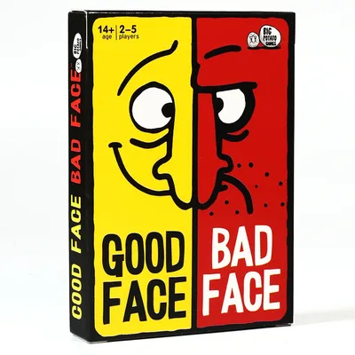 Good Face Bad Face: Hilarious Party Travel Game For Family and Adults