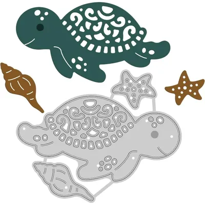 1pcsTurtles Metal Cutting Dies Animals Die Cuts for DIY Scrapbooking Easter Birthday Wedding Cards