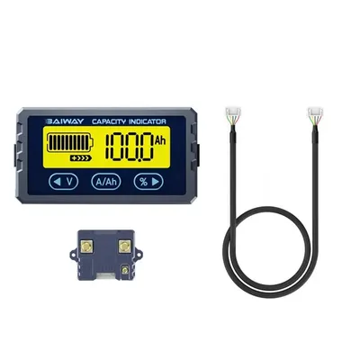 BAIWAY Battery Tester 8V-120V Coulomb Meter Capacity Indicator Lithium Ion Detector Coulomb Meter