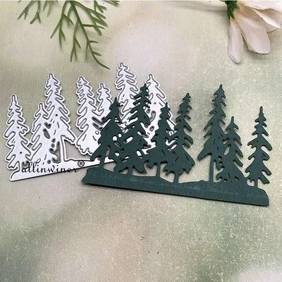 Christmas tree Metal Cutting Dies Stencils Die Cut for DIY Scrapbooking Album Paper Card Embossing