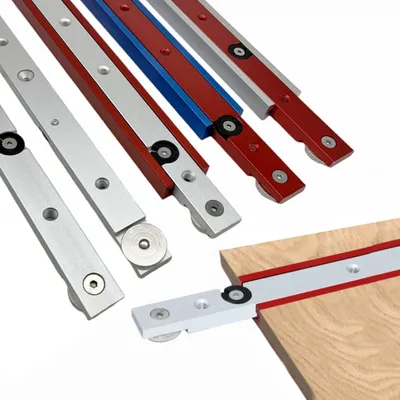 T Track Miter Bar Slider,Aluminium Alloy Miter Bar,Jig and Fixture Bar Slider Table Saw Gauge Rod, T