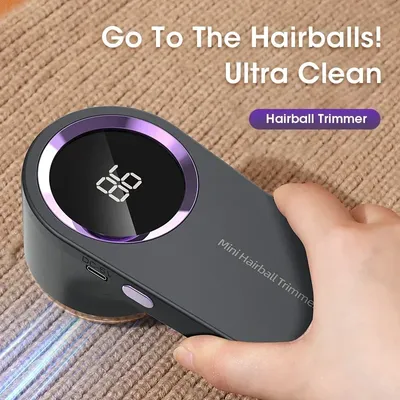 Lint Remover for Clothing Portable Electric Fuzz Pellet Remover LED Display Rechargeable for Clothes