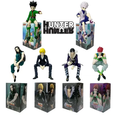 14cm Hunter×Hunter Anime Figure Phantom Troupe Hisoka Action Figure Noodle Stopper Room Decoration