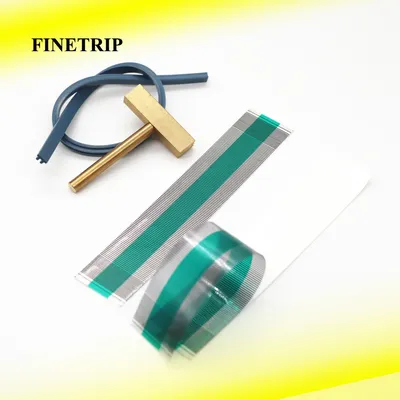 1 t tip rubber strip +2pcs Flat LCD Connector for Citroen Xsara for Peugeot 307/407/408 C5 RIBBON