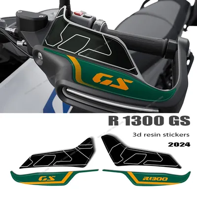 NEW R1300GS 2024 Motorcycle Accessories 3D Stickers Handguard Protect Kit for BMW R 1300 GS 2023-