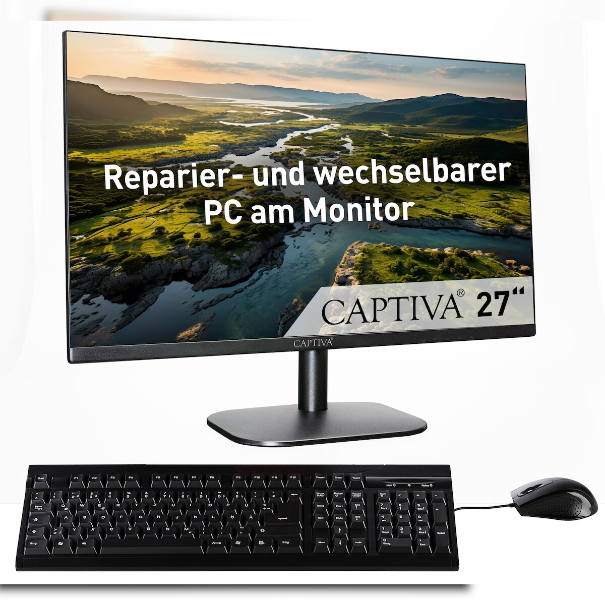 Captiva All-in-One Power Starter I84-985 (27.0"/Ultra 5-125H/2TB/32GB/WLAN/Windows 11 Home 64-bit) Image
