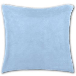 Bestlivings Kissenhülle Kuschel 60x60cm Kissenbezug Dekokissen Auswahl: blau - babyblau mit Füllung Image