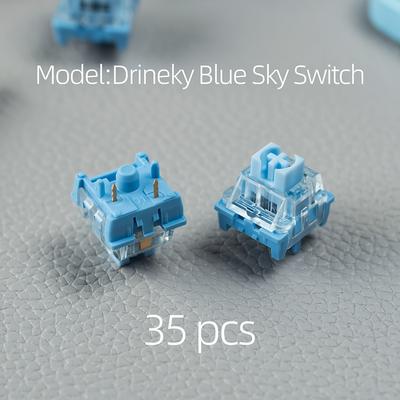 TEMU Drineky Mechanical Keyboard Switches Linear Switch Supports Key Caps Hot Swap Replacement Switch Image