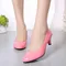 Female Pumps Nude Shallow Mouth Women Shoes Fashion Office Work Wedding Party Shoes Ladies Low Heel