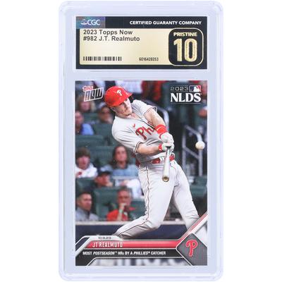 V106832 Phils J.T. Realmuto Philadelphia Phillies 2023 Topps Jetzt die meisten Postseason Homeruns eines Phillies Catchers #982 CGC authentifizierte makellose 10er Karte J.T. Realmuto UNS TPP TRADING CARDS 45664 COLTRC CC01BB1568 #108 Image