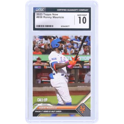 V106832 Mets Ronny Mauricio New York Mets 2023 Topps knackt jetzt den 1. Homerun der MLB-Karriere #858 CGC authentifizierte 10 Rookie-Karte 10 Ronny Mauricio UNS TPP TRADING CARDS 45664 COLTRC CC01BB1541 #81 Image