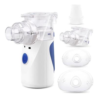 Inhalator-Vernebler, leiser tragbarer Vernebler, Inhalator mit Mundstück und Maske, Vernebler für Image