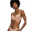 T-Shirt-BH TRIUMPH "Amourette Charm", Damen, Gr. 85, Cup C, beige (neutral beige), Microtouch, Spitze, Obermaterial: 45% Polyester, 34% Polyamid, 21% Elasthan, elegant, BHs, Stretch-Spitze, weich, Jersey, elastisch