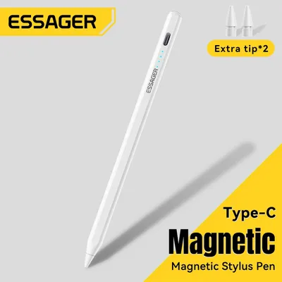 Essager Magnetic Stylus Pen for iPad Apple Pencil USB Tpye C Charging for 2022 2021 2020 2019 2018