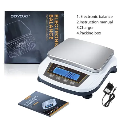 Digital Precision Scale 5kg 0.01g Lab Electronic Balance Backlit Screen Display Jewelry Scale