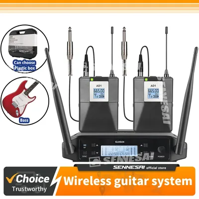 GLXD24 professional audio wireless transmission equipment, 6.35mm, XLR interface UHF backpack,