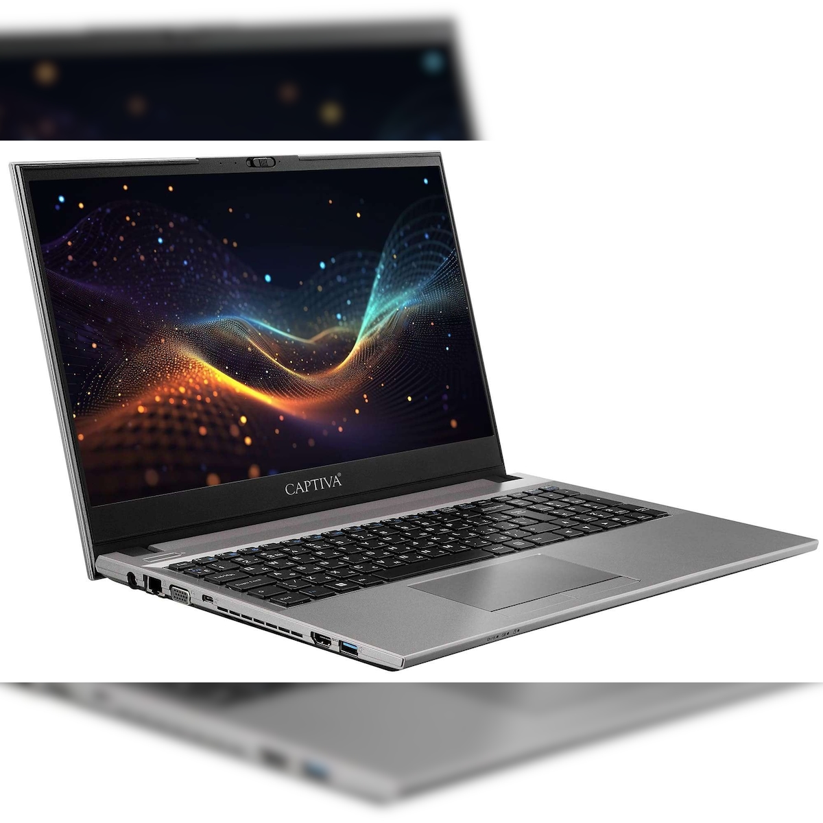 Captiva Notebook Power Starter I81-320 i7-1255U (15.6", 64GB, 2TB SSD, Intel Iris Xe Graphics, DVD-RW, w/o OS) Image